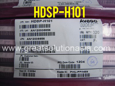 HDSP-H101 factory label Avago HDSP-H101