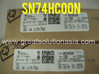 SN74HC00N factory sealed TI SN74HC00N